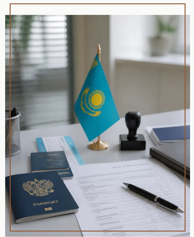 Оформление визы в Казахстан для поездки и работы в Ульяновске
