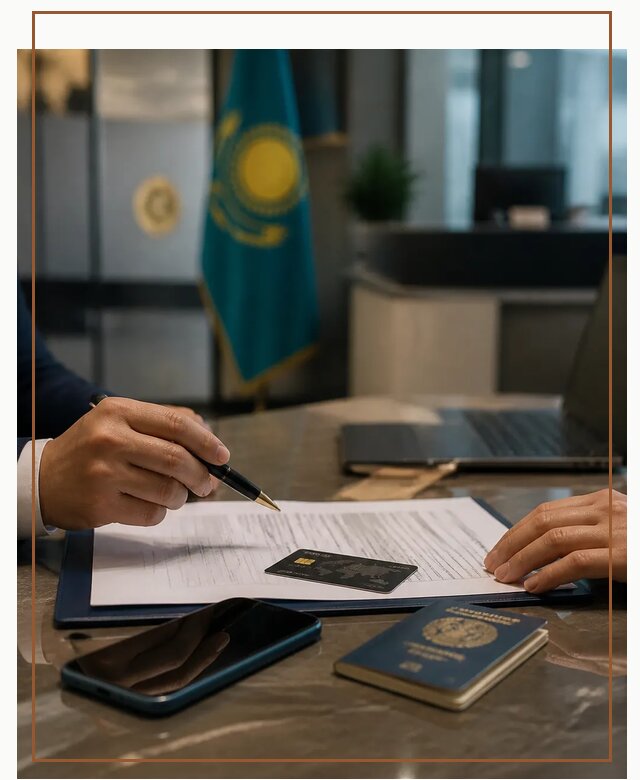 Открытие счета и банковской карты в Казахстане в Ульяновске